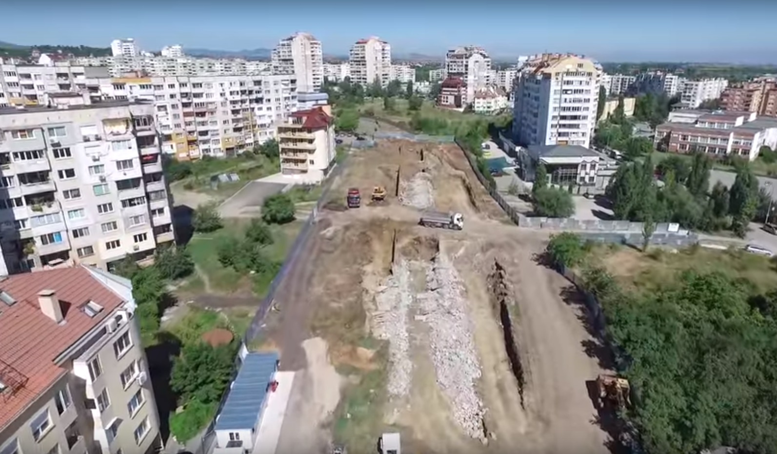 Вижте изграждането на третия лъч на метрото от птичи поглед (ВИДЕО)
