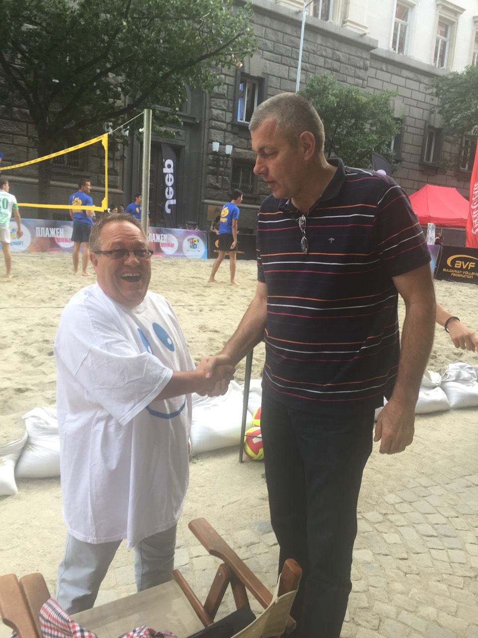 Плажно волейшоу на бул. „Дондуков“