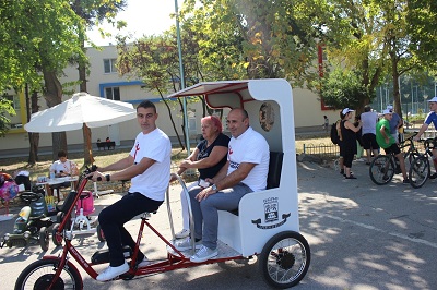 Състезание с триколки край гребния канал в Пловдив за Седмицата на мобилността