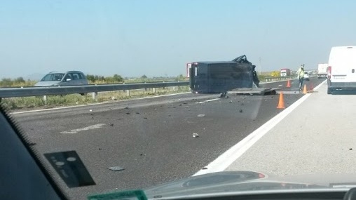 Шофьор на микробус причини верижна катастрофа на 93-и км на автомагистрала „Тракия”