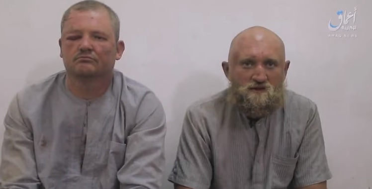 „Ислямска държава“ разпространи видео с двама пленени руснаци