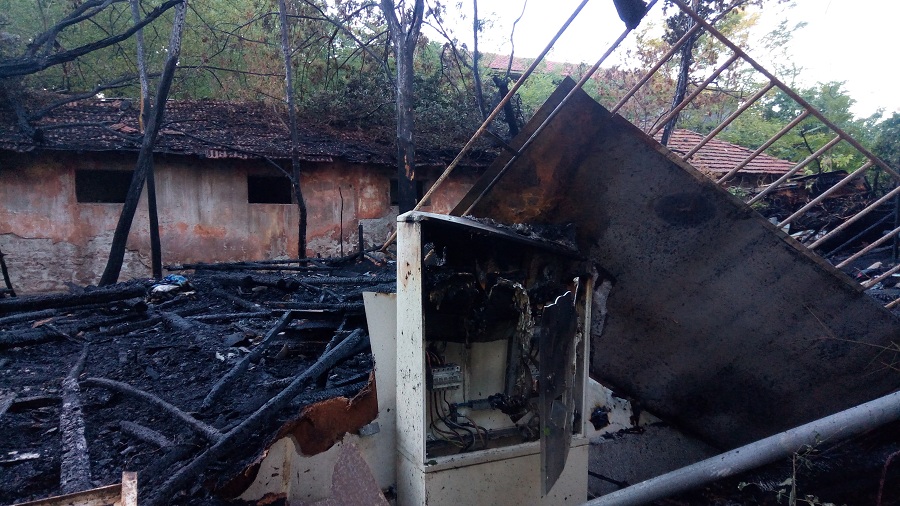 Огнена стихия стресна Бургас