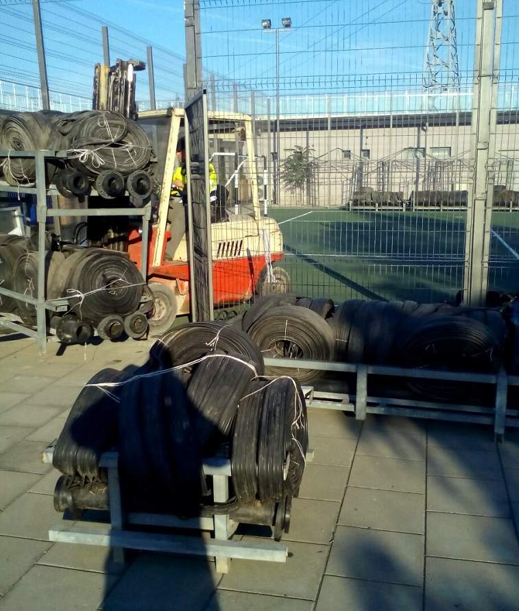 Монтират ледена пързалка в Шумен