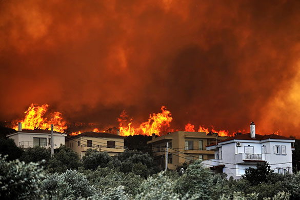 Поне 10 жертви на горските пожари в Калифорния