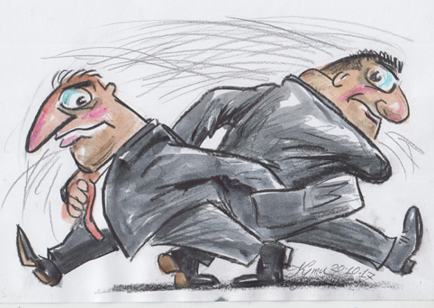 Битката е кой да вика “Дръжте крадеца!”