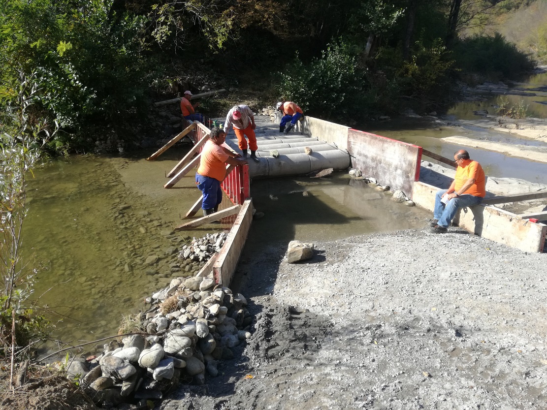 Изградиха нов водосток в търновско село