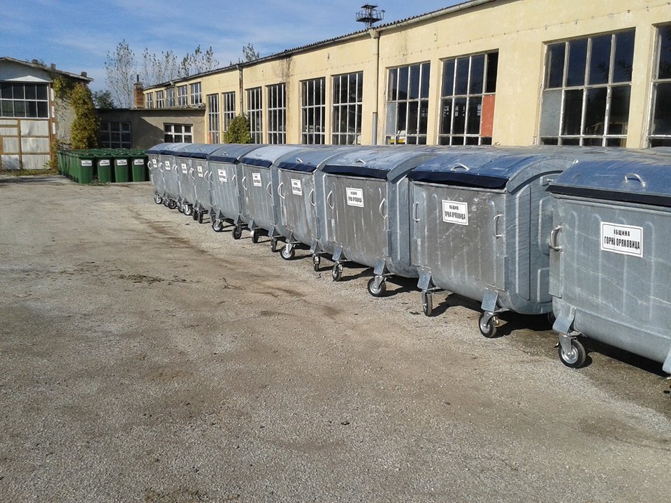 Над 300 нови съдове за смет разпределят в община Горна Оряховица