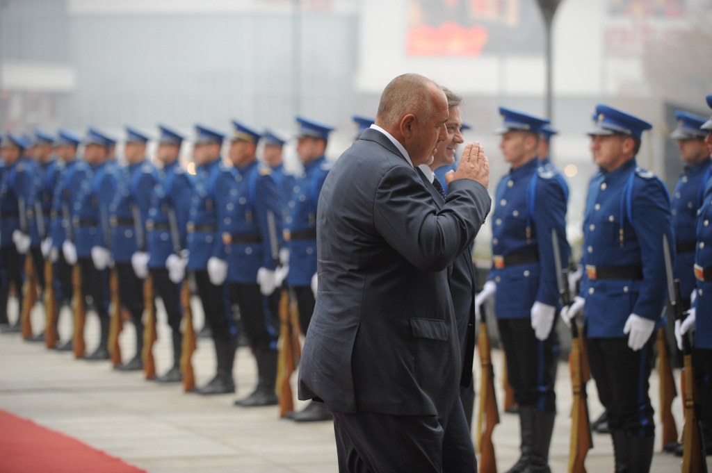 Почетна рота посрещна Борисов пред парламента на Босна и Херцеговина  (СНИМКИ, ВИДЕО)