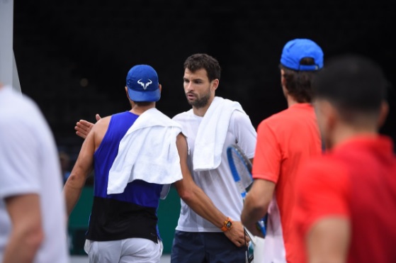 Григор загря с Надал в Париж