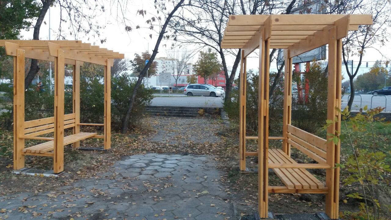 С нови перголи облагородиха зона за отдих в Пловдив