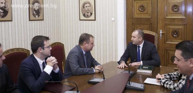 Президентът се срещна с новоизбрания председател на Върховния административен съд Георги Чолаков