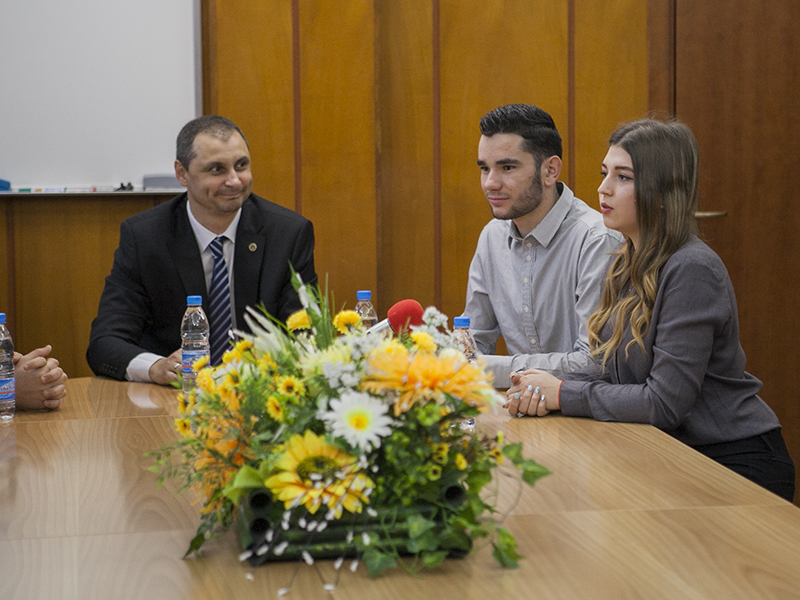 Ръководството на Стопанска академия се срещна с бесарабските възпитаници на вуза