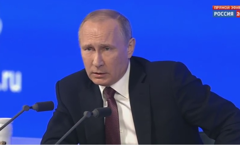 Руският президент Владимир Путин ще даде годишната си пресконференция