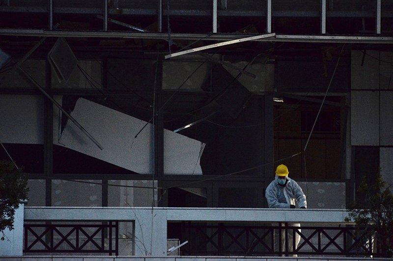 Мощна бомбена експлозия разтърси съдебна сграда в Атина