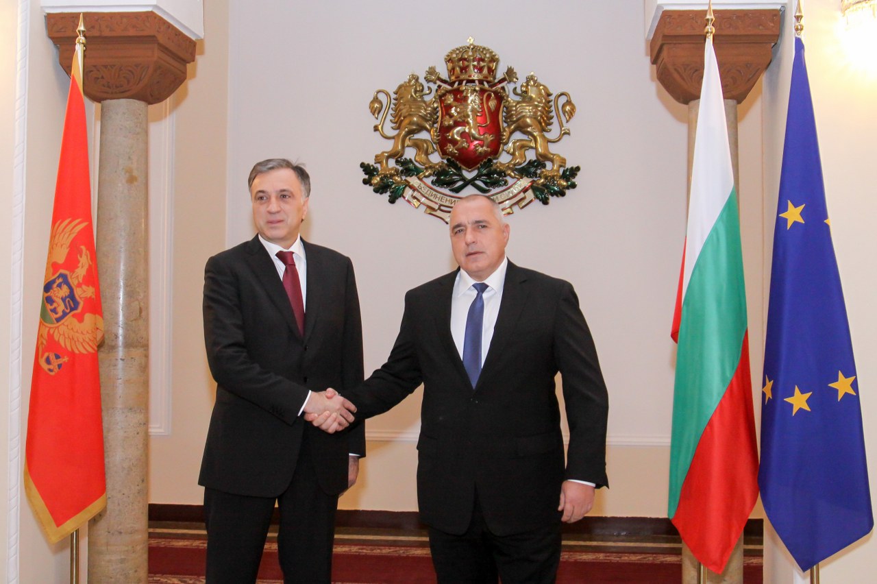Премиерът Борисов се срещна с президента на Черна гора