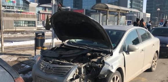 Верижна катастрофа на „Цариградско шосе”, няма пострадали