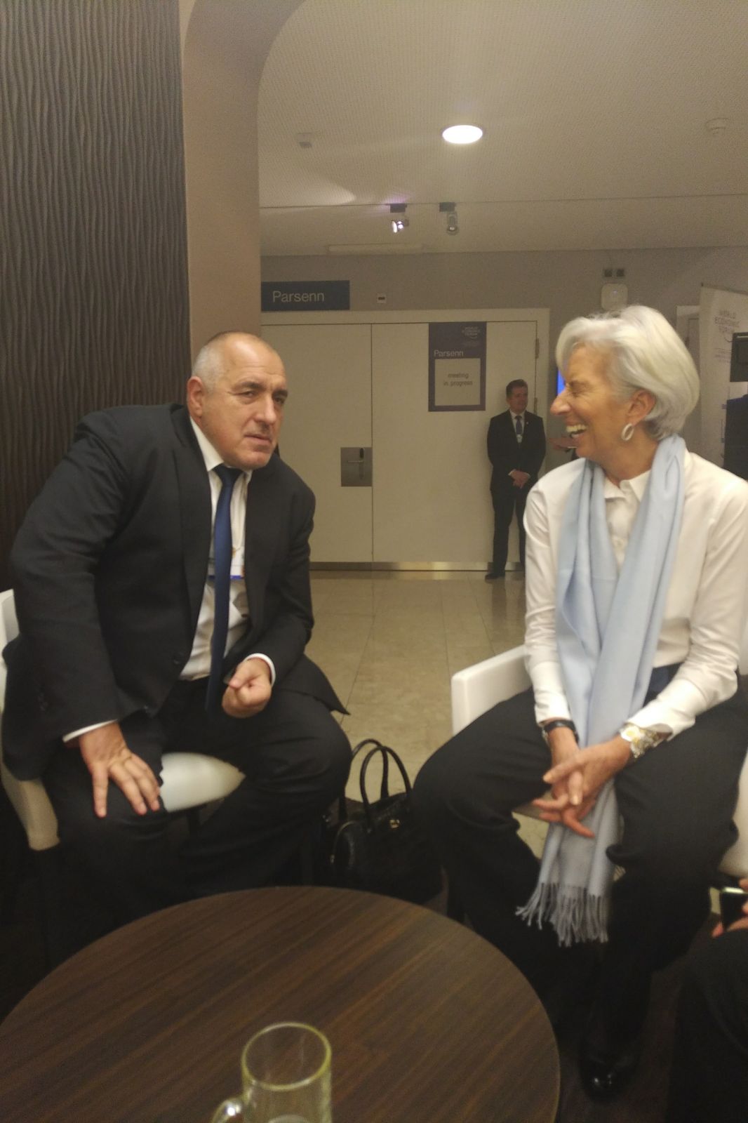 Борисов се видя и с директора на МВФ Кристин Лагард в Давос