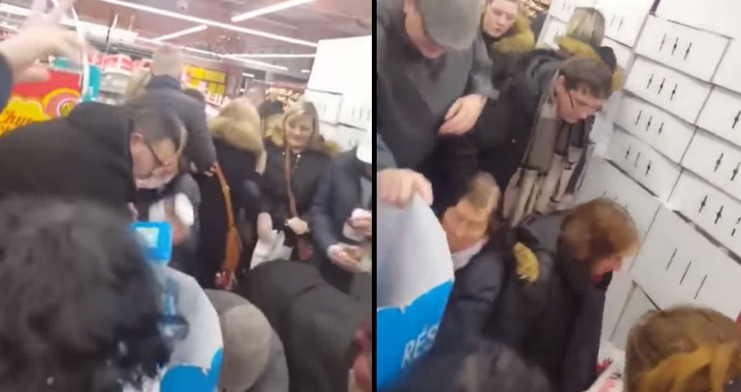 Течен шоколад на промоция предизвика сблъсъци във френски магазини