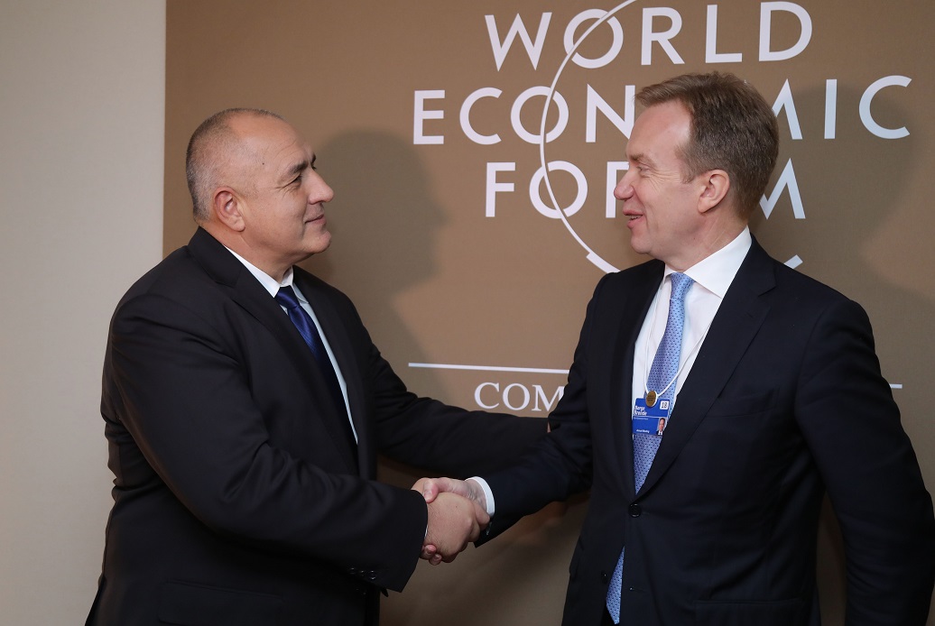 Председателят на управляващия борд на форума в Давос пожела успех на България в европредседателството