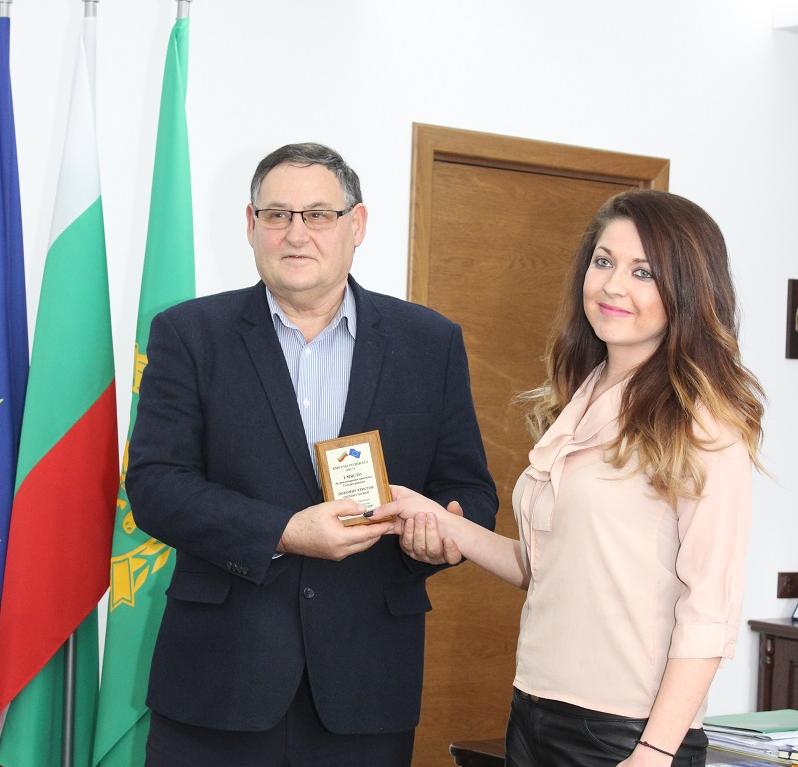 Градоначалникът на Шумен с приз за екология