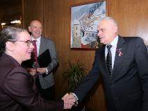 Валентин Радев проведе среща с израелския посланик Н.Пр. Ирит Лилиан