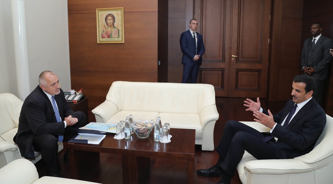 Емирът на Катар към Борисов: Вече не бива да губим време в говорене, трябва да работим