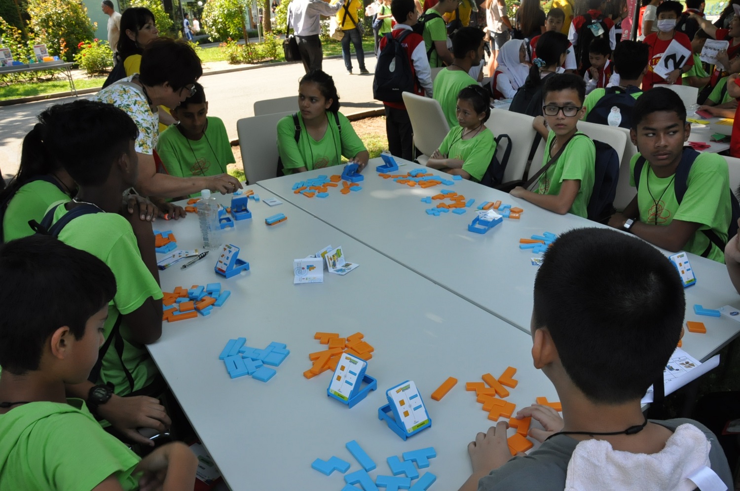 Математиците от BIMC' 2018 се включиха в игра на пъзели (СНИМКИ)