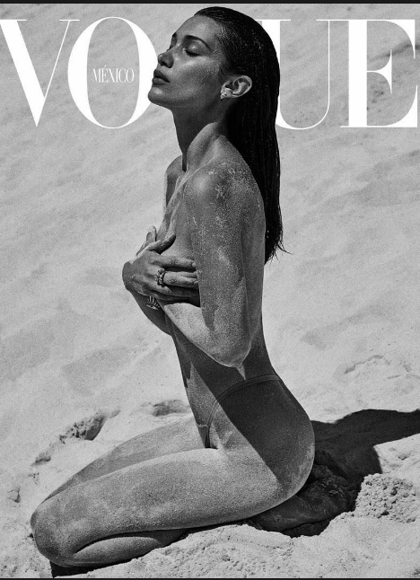 Бела Хадид с еротична фотосесия за Vogue