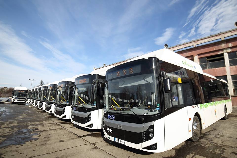 В София тръгват нови 30 автобуса на природен газ