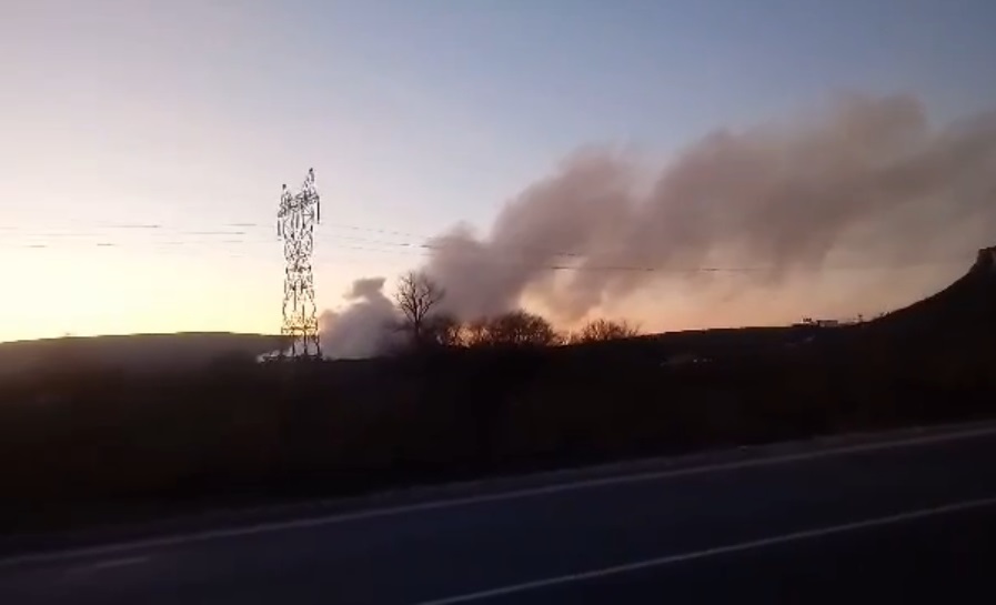 Гори хранилище на химическия завод „Агрополихим" в Девня