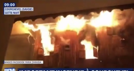 22 са вече пострадалите от пожара в курорта Куршвел