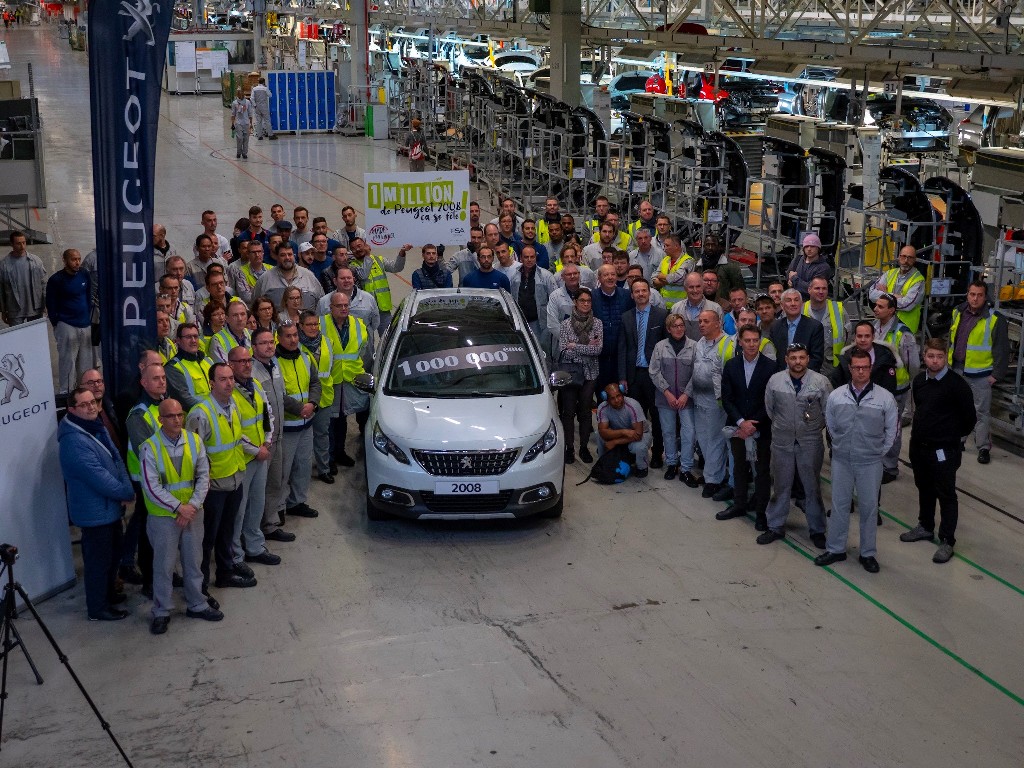 1 милион броя Peugeot 2008 от Мюлуз