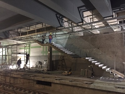 Новата метростанцията "Бул."България" е почти готова