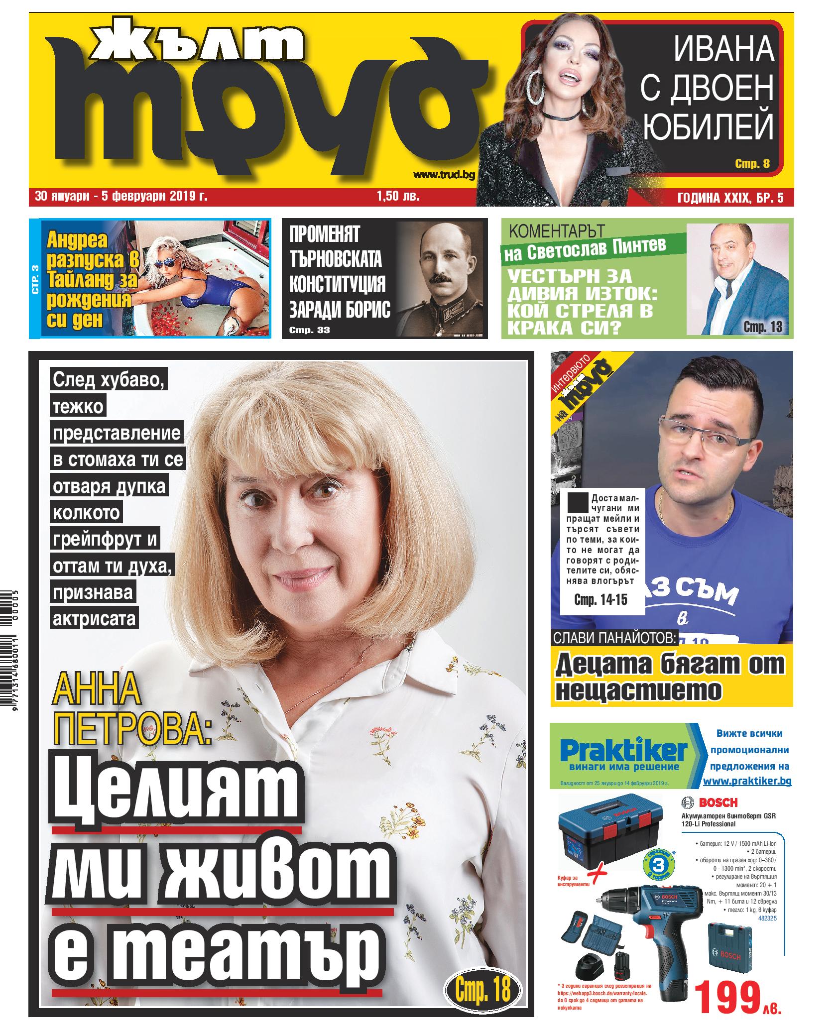 Анна Пeтрова: Целият ми живот е театър
