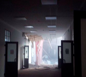 Срути се част от сграда на университета в Санкт Петербург
