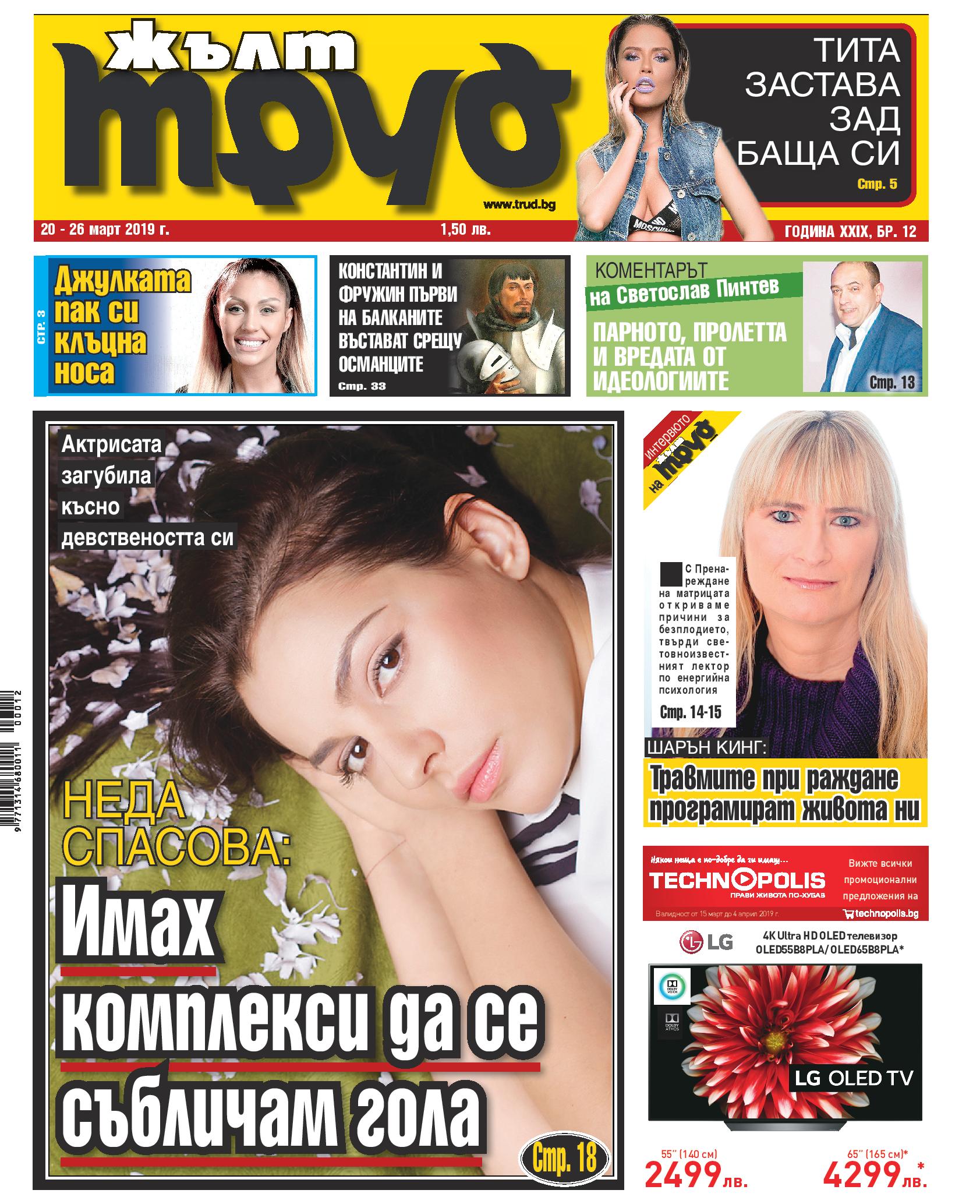 Неда Спасова: Имах комплекси да се събличам гола