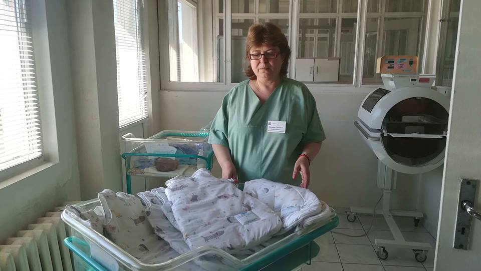Спални чувалчета за новородени получи болницата в Горна Оряховица