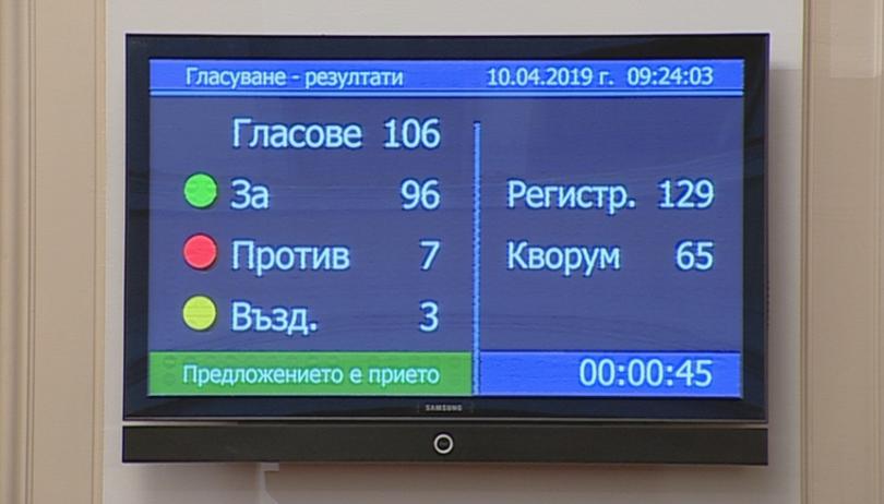 Парламентът прие оставката на Делян Добрев