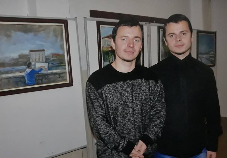 Сръбски художник показва живопис в галерията в Монтана