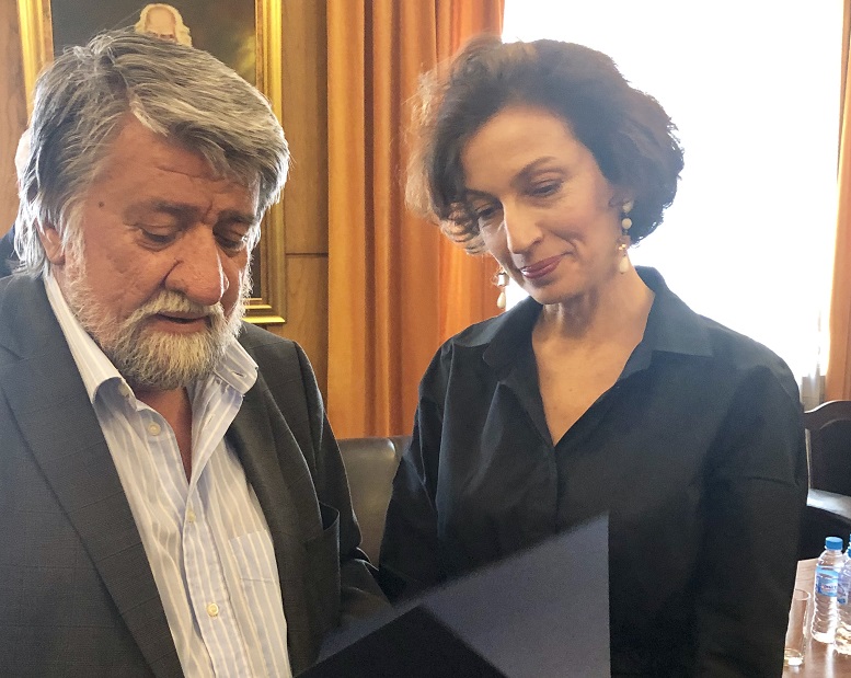 Вежди Рашидов към Одре Азуле: Желязната църква "Свети Стефан" е шедьовър, мястото й е в ЮНЕСКО
