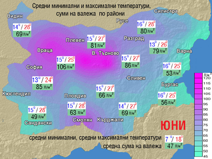 Юни идва с дъжд и гръмотевици