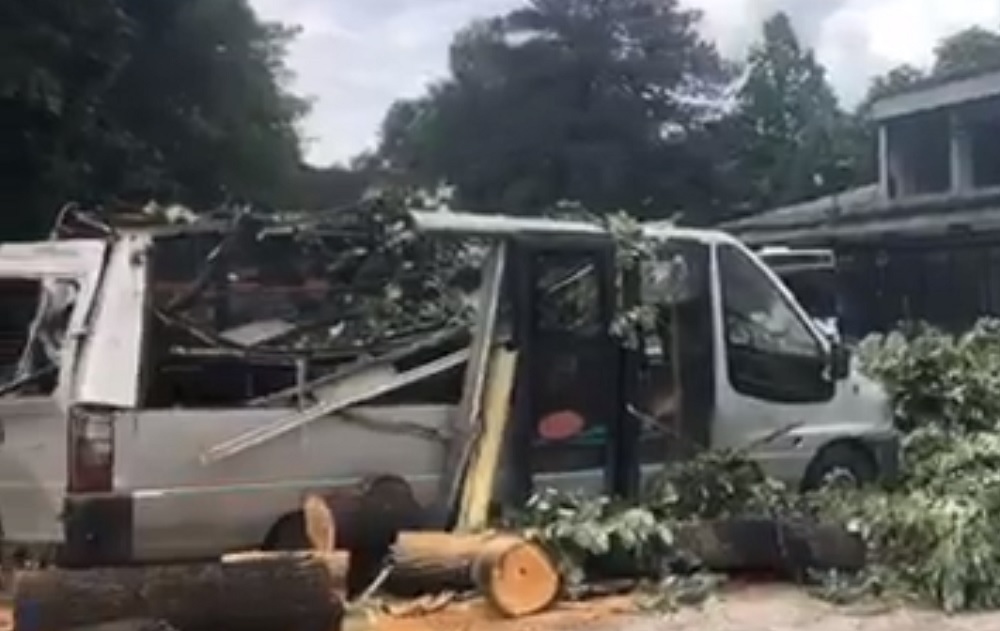 Силна градушка удари Трявна