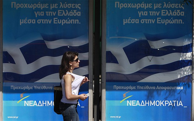 "Нова демокрация" води на парламентарните избори в Гърция