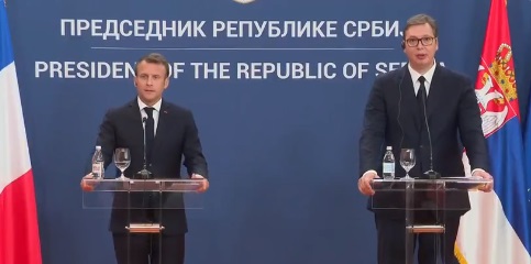 Вучич помоли Макрон за помощ по пътя към ЕС и за разрешаване на кризата с Косово