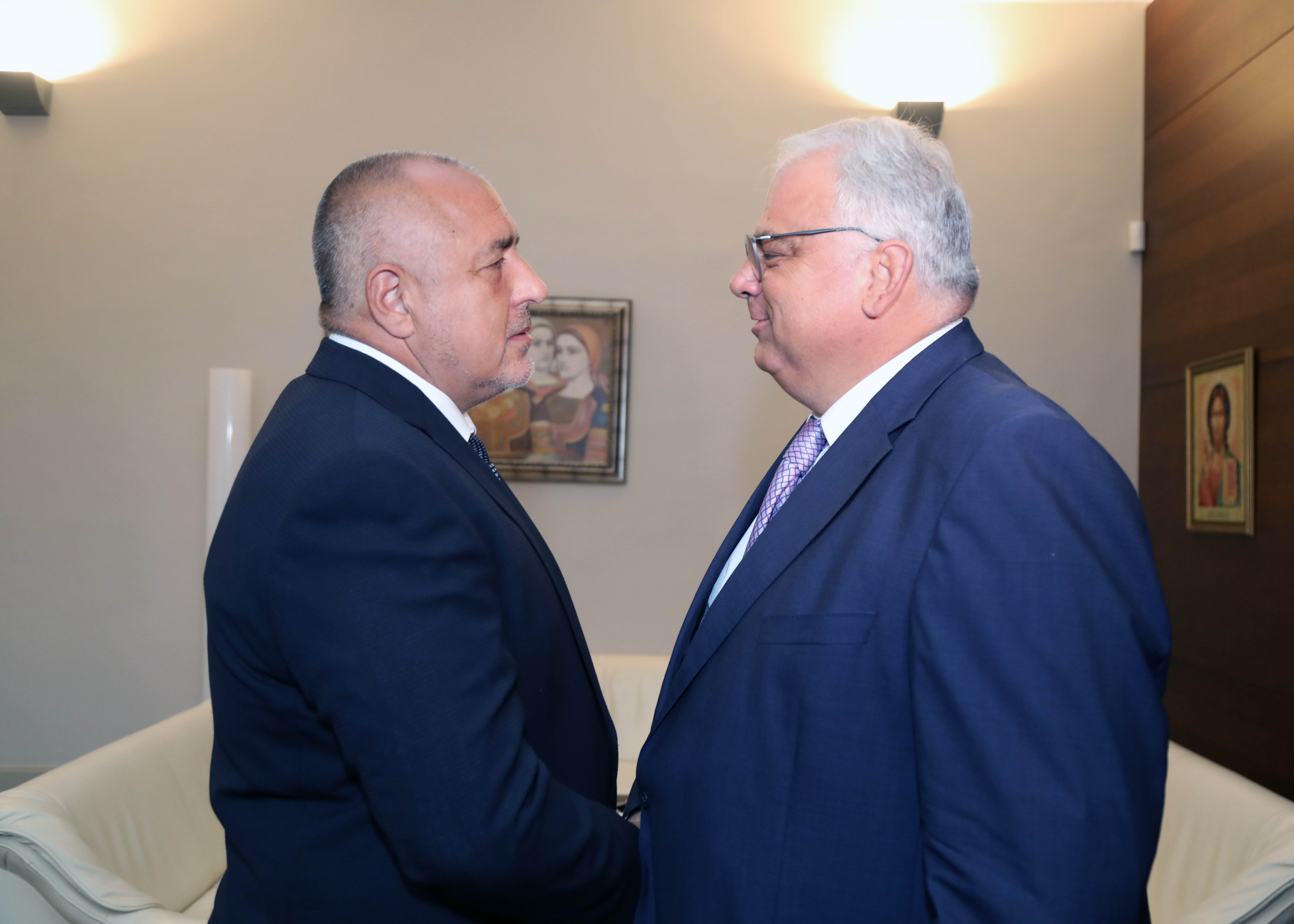 Премиерът Борисов се срещна с президента на Международната федерация по борба Ненад Лалович
