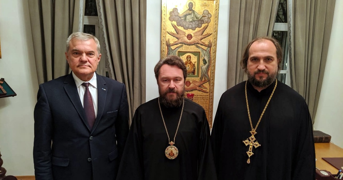 Румен Петков се срещна в Москва с един от най-високопоставените митрополити на Руската православна църква Волоколамския митрополит Иларион