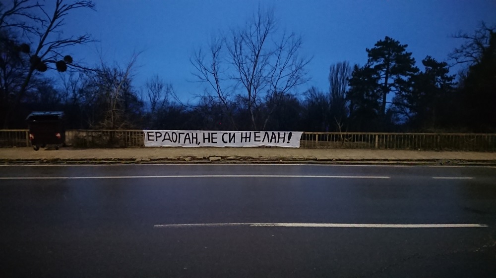 Протести срещу визитата на Ердоган във Варна