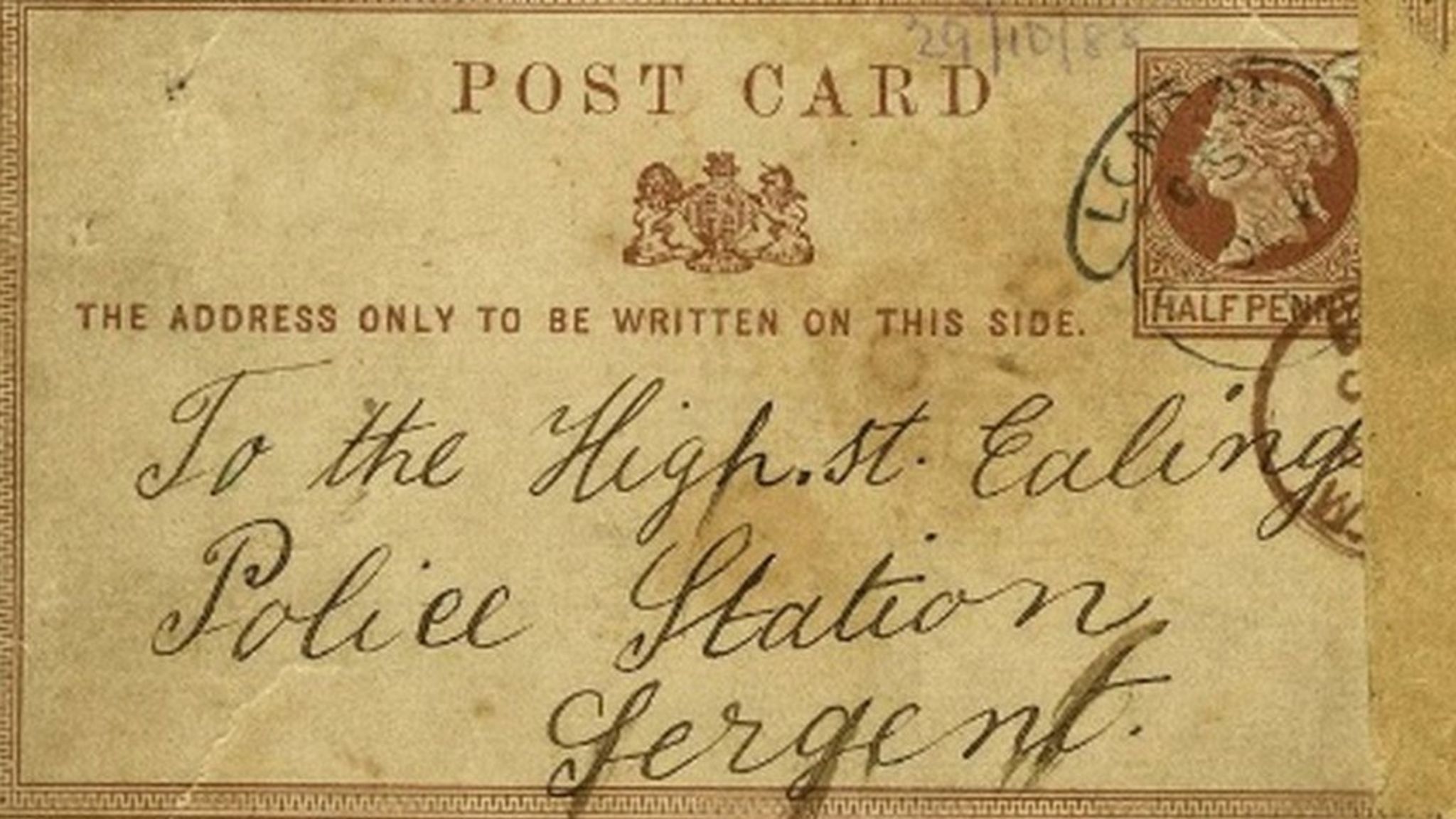 Писмо от Джак Изкормвача беше продадено на търг за 22 000 лири