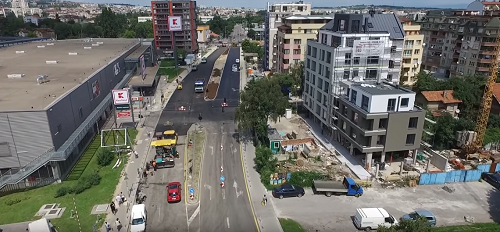 Вижте от птичи поглед разширението на бул. "Тодор Каблешков" в София
