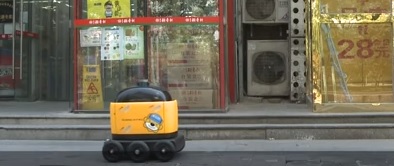 Роботи доставят колети и храни в Китай